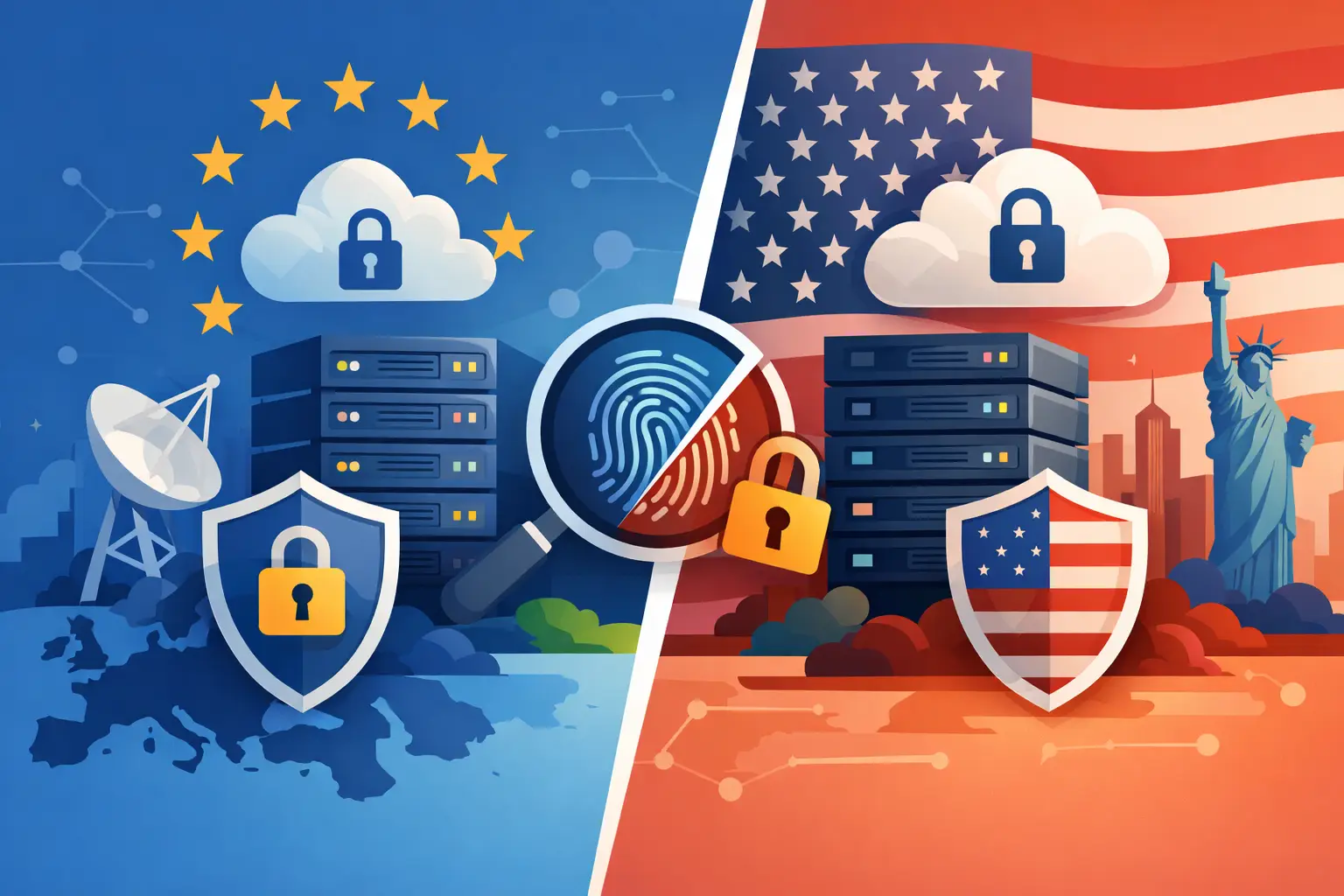 EU Based Hosting vs US Hosting for Data Privacy